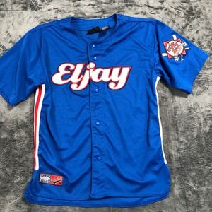 Eljay Baseball Jersey Youth 12/14 Blue Red White Throwback Classics Sports